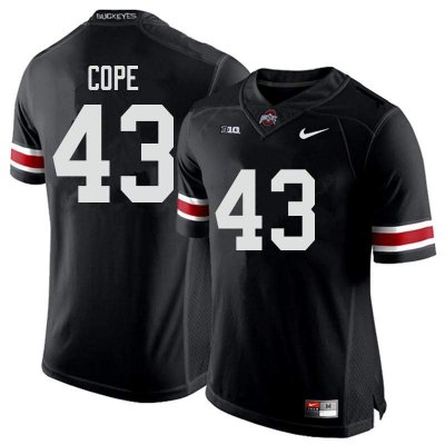 NCAA Ohio State Buckeyes Men's #43 Robert Cope Black Nike Football College Jersey CJS5445MM